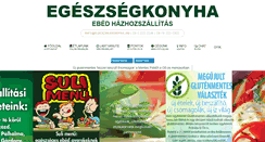 Desktop Screenshot of egeszsegkonyha.hu